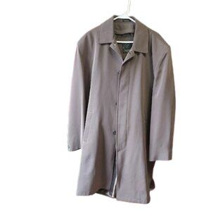 Gray Trench Coat Men XL